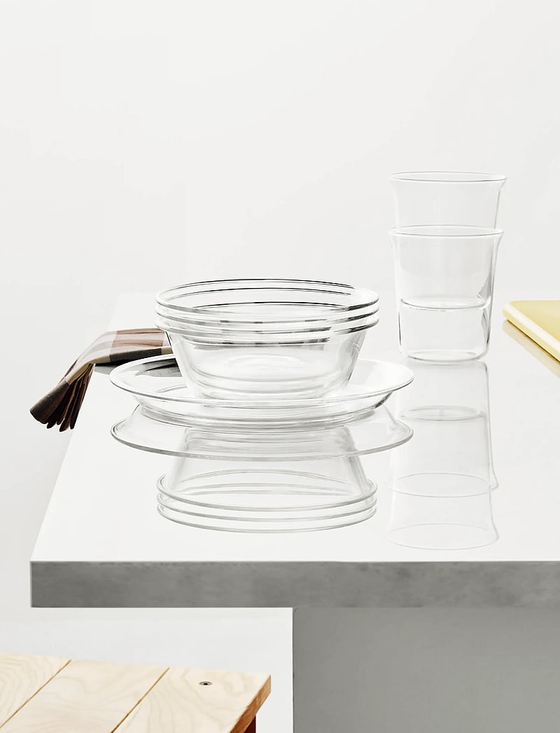 Kosta Boda - Innocent plate 195mm 2-pack - frühstücksteller - clear - 2