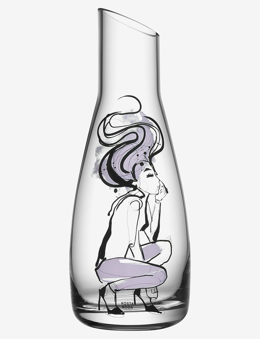 Kosta Boda - ALL ABOUT YOU CARAFE 100CL - veekannud - pink - 0