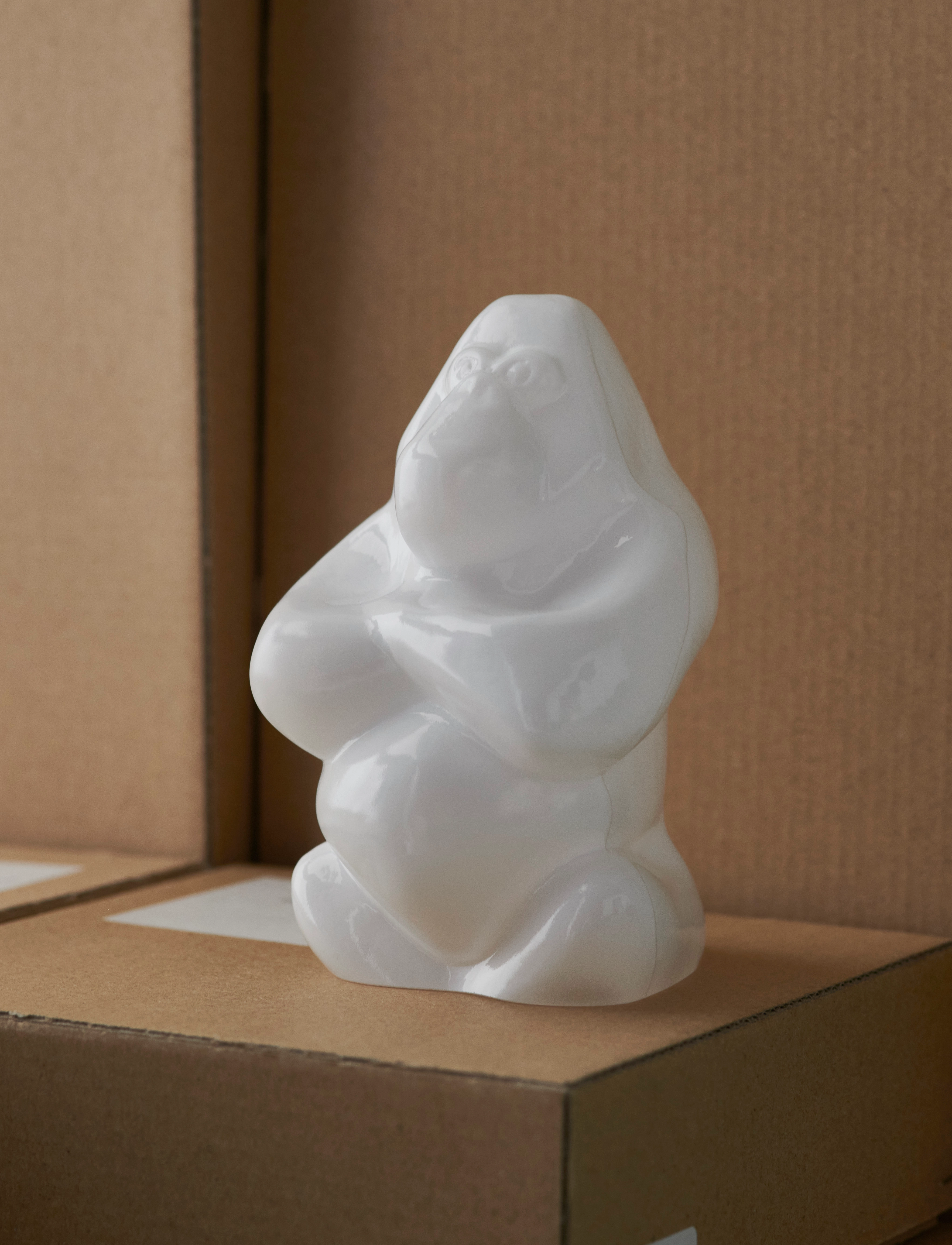 Kosta Boda - Gabba Gabba Hey cloudy white 120mm - cloude white - 2