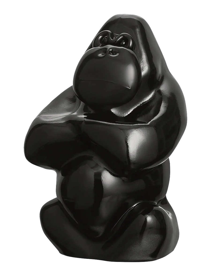 Kosta Boda - Gabba Gabba Hey svart 120mm - black - 2