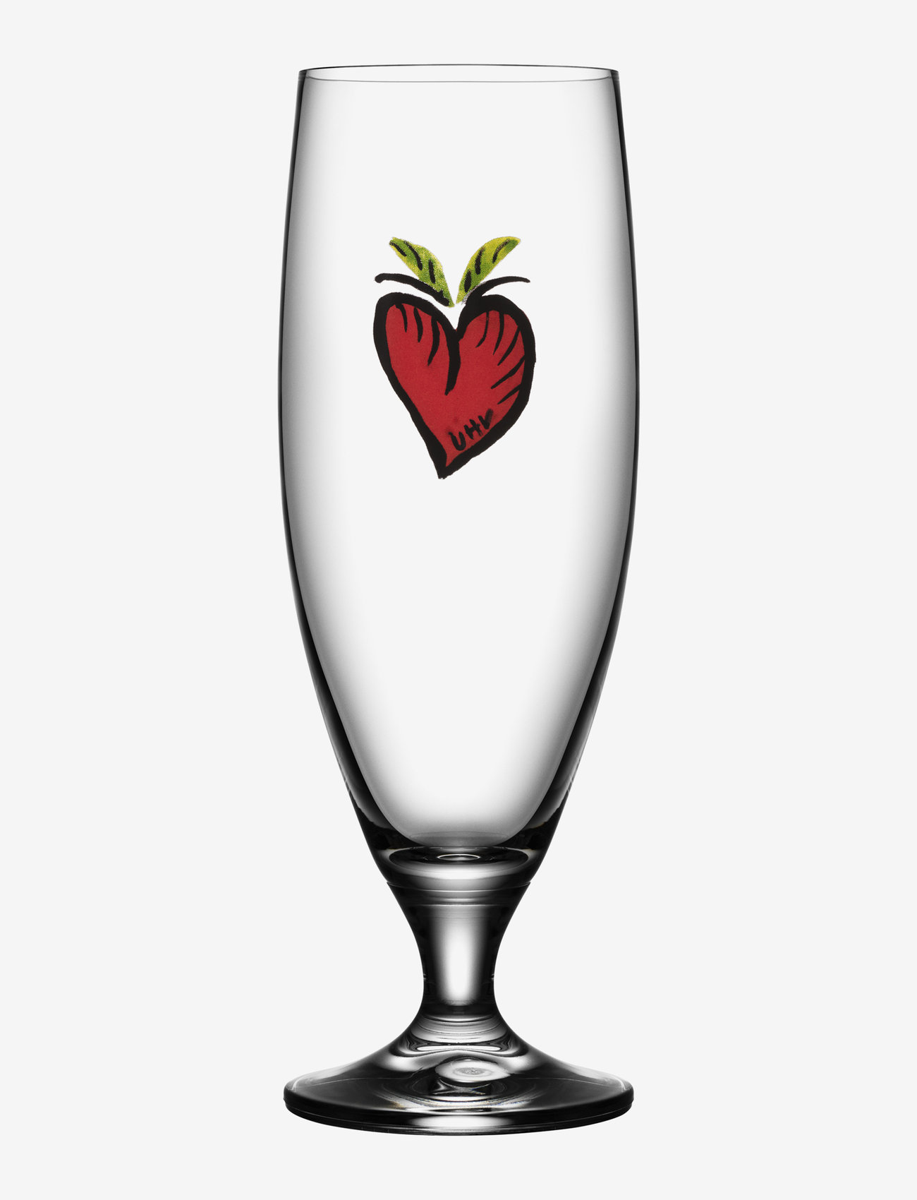 Kosta Boda - FRIENDSHIP BEER  HEARTS 50CL - biergläser - clear - 0