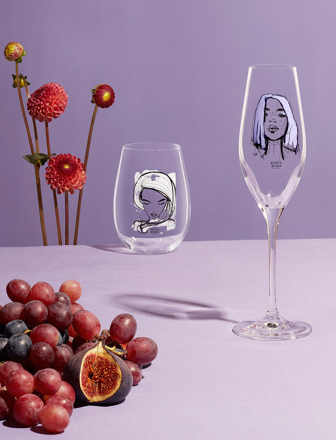 Kosta Boda All About You / Need (Vit) Tumbler 2-Pack 57Cl, 57 CL, Glass, Nackt - Drinking Homeware