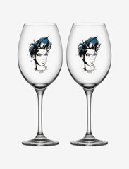 Kosta Boda - ALL ABOUT YOU/MISS HIM BLÅ 2-PACK WINE 52CL - red wine glasses - blue - 0