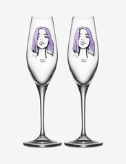 Kosta Boda - ALL ABOUT YOU FOREVER MINE CHAMPAGNE 2-PACK 23CL - champagneglas - purple - 0