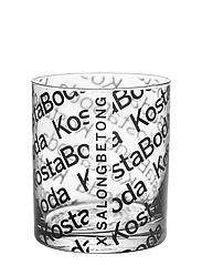 Kosta Boda - SALONG BETONG OF 28CL 2-P - drinking glasses & tumblers - clear - 0