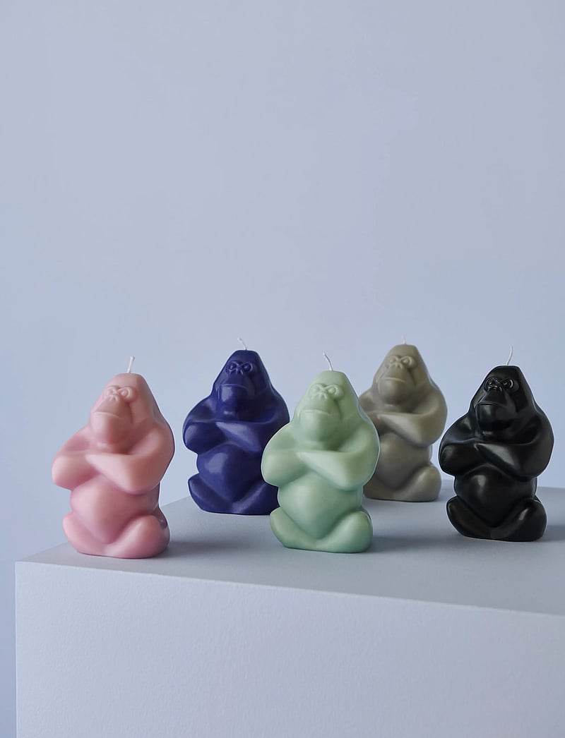 Kosta Boda - Gabba Gabba 115mm - blockkerzen - grey - 0