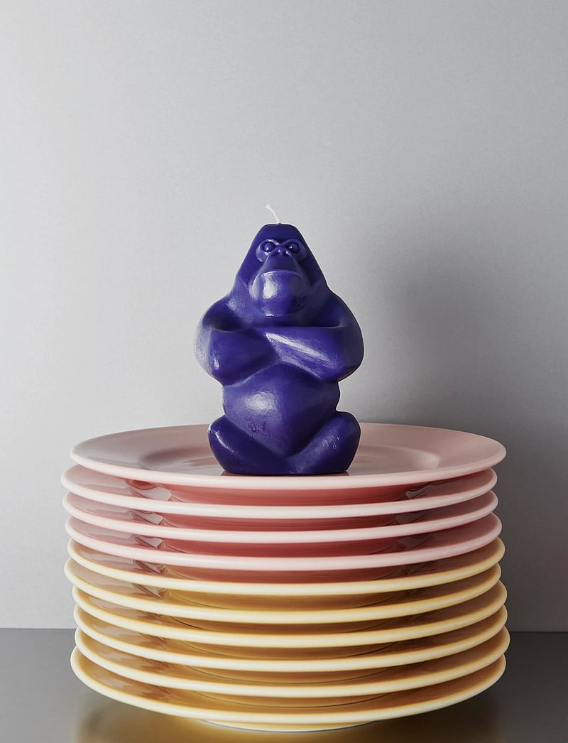 Kosta Boda - Gabba Gabba 115mm - blockkerzen - blue - 4