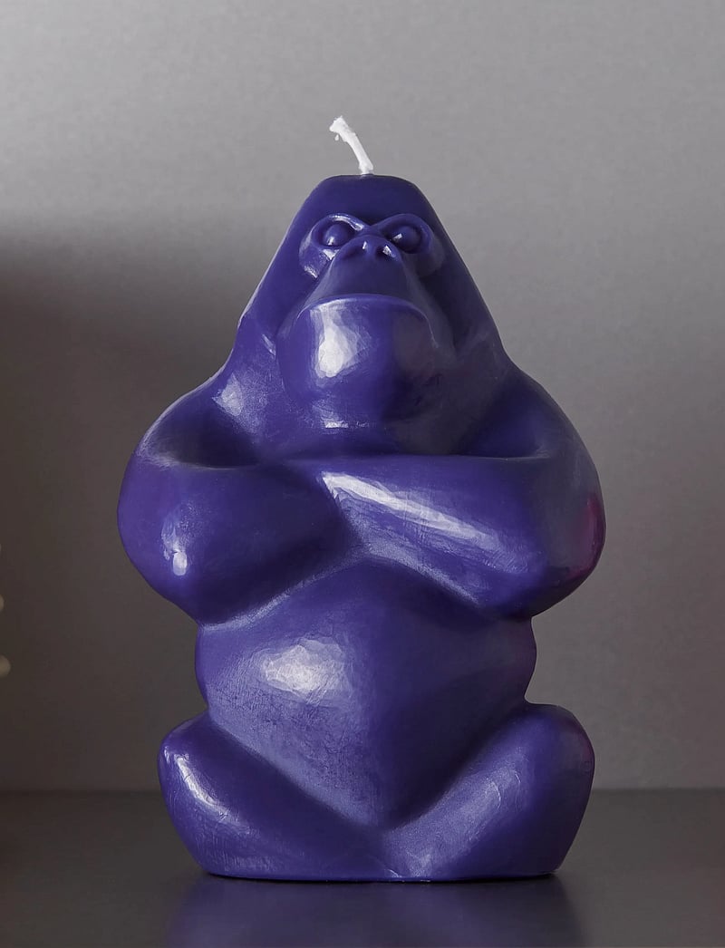 Kosta Boda - Gabba Gabba 115mm - blockkerzen - blue - 5