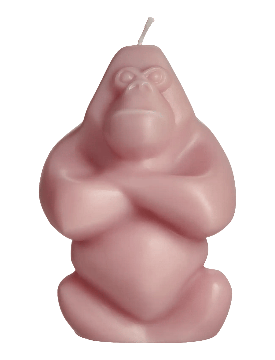 Kosta Boda - Gabba Gabba 115mm - blockkerzen - pink - 1