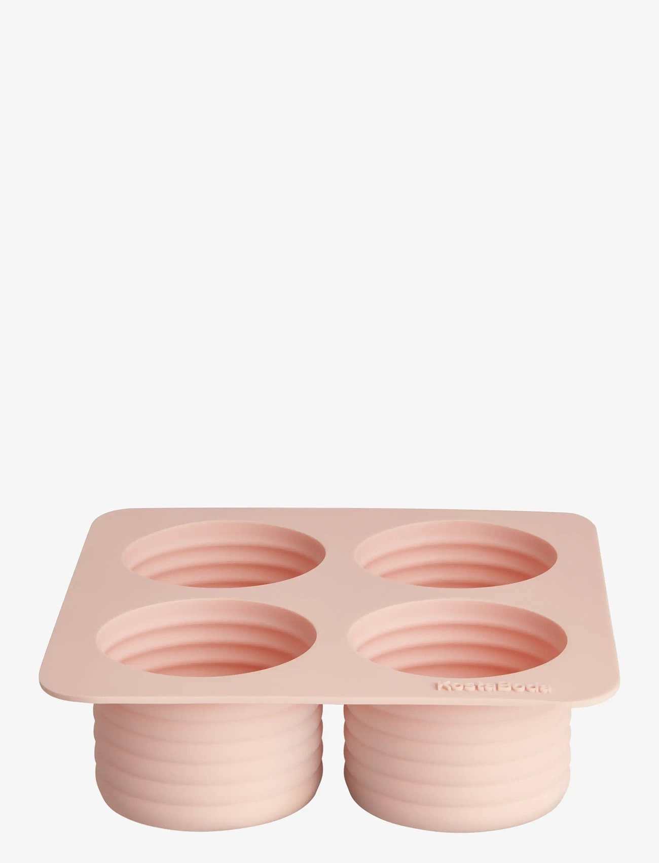 Kosta Boda - Viva iskubsform puderrosa 4st 13cl - eiswürfelbehälter - puderpink - 0