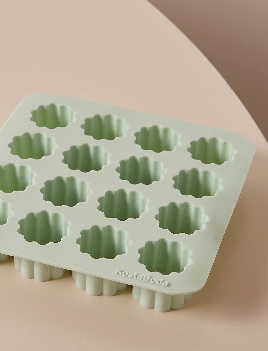 Kosta Boda - Viva iskubsform mintgrön 16st 3cl - jääkuubikuvormid - mint green - 0