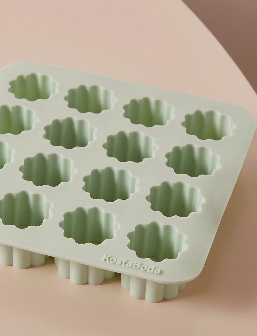 Kosta Boda - Viva iskubsform mintgrön 16st 3cl - jääkuubikuvormid - mint green - 2