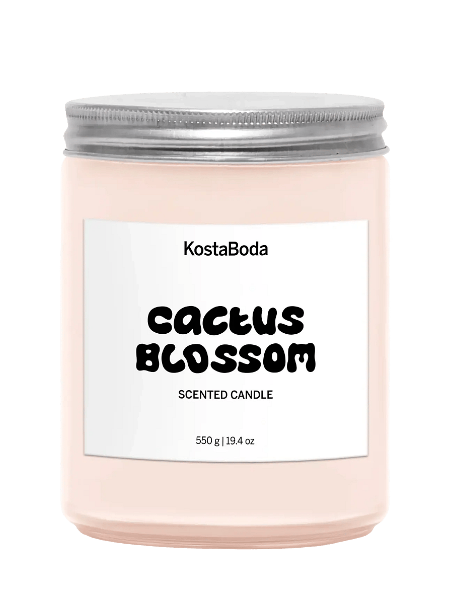 Kosta Boda - Mind Doftljus 550gr Cactus Blossom - above 500kr - pink - 1