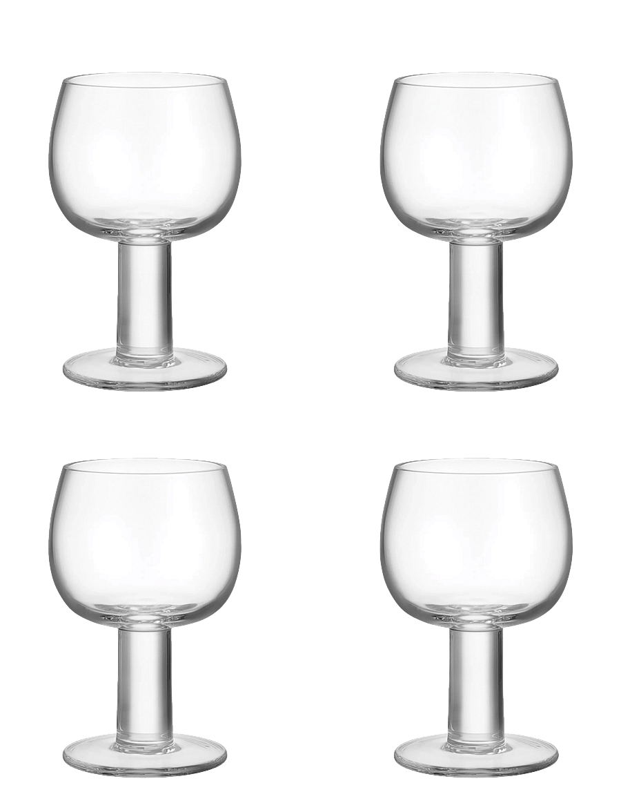 Kosta Boda - Fars Glas 40cl 4-pack - rotweingläser - clear - 1
