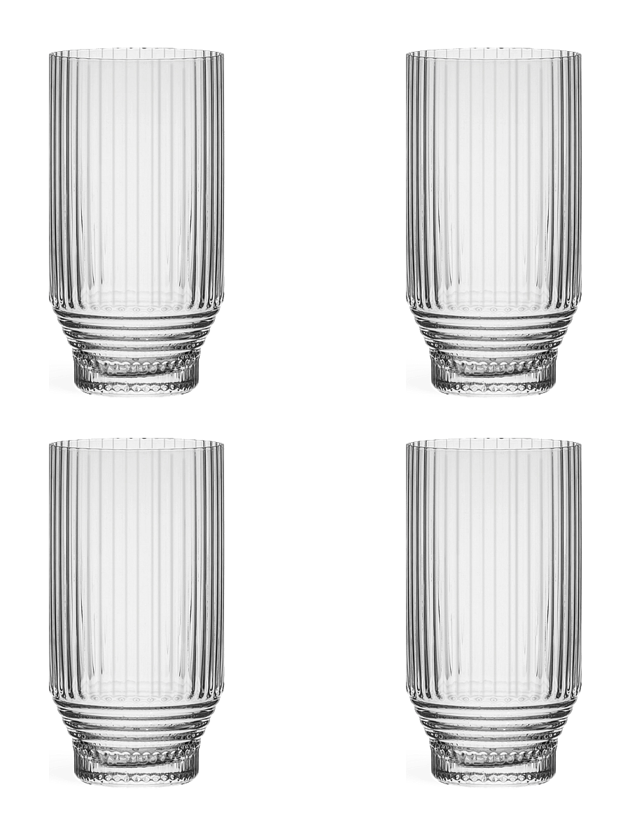Kosta Boda - Pavilion Highball 30cl 4-pack - trinkgläser - clear - 1