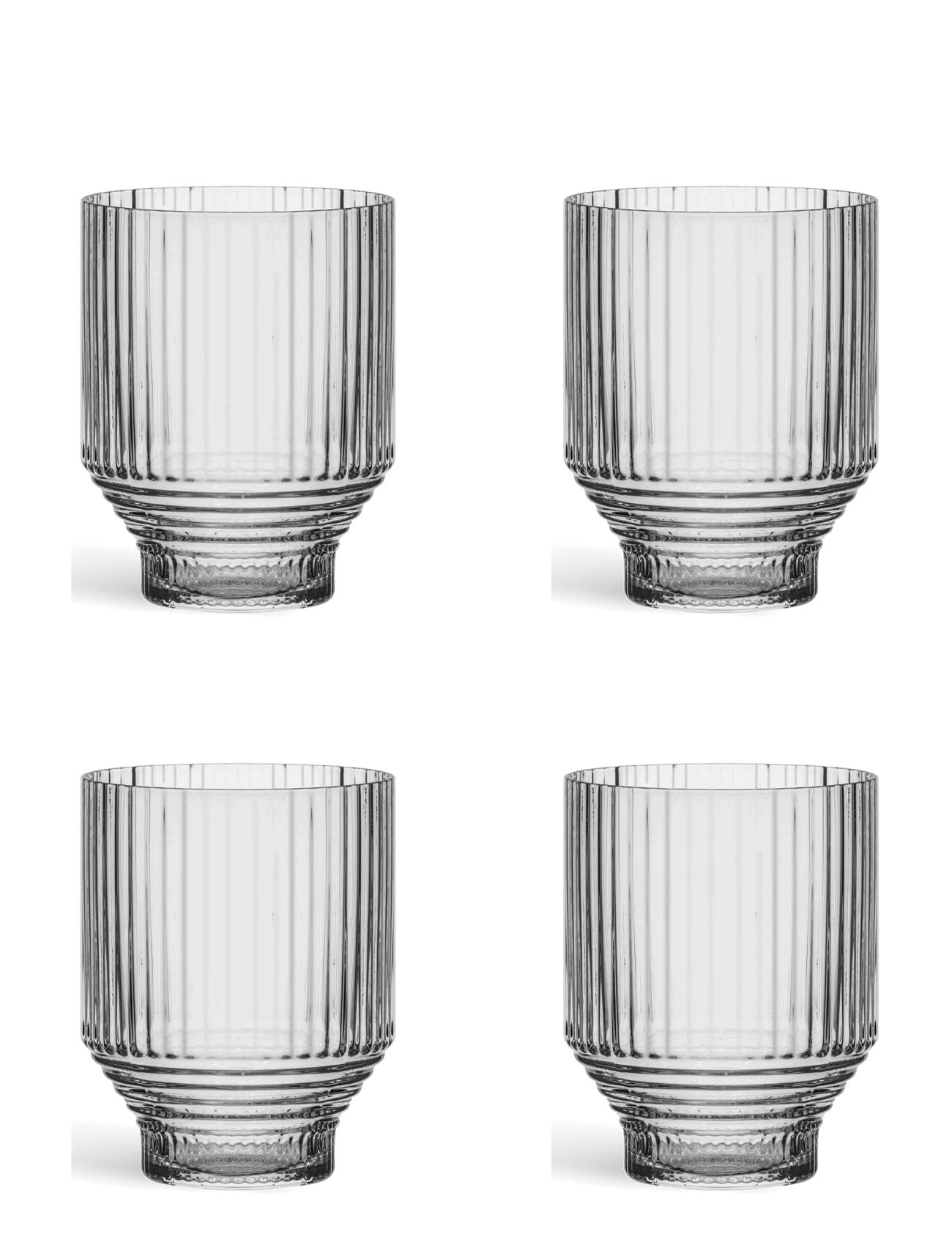 Kosta Boda Pavilion Lowball 30cl 4-pack - Geschirr - CLEAR / undefined
