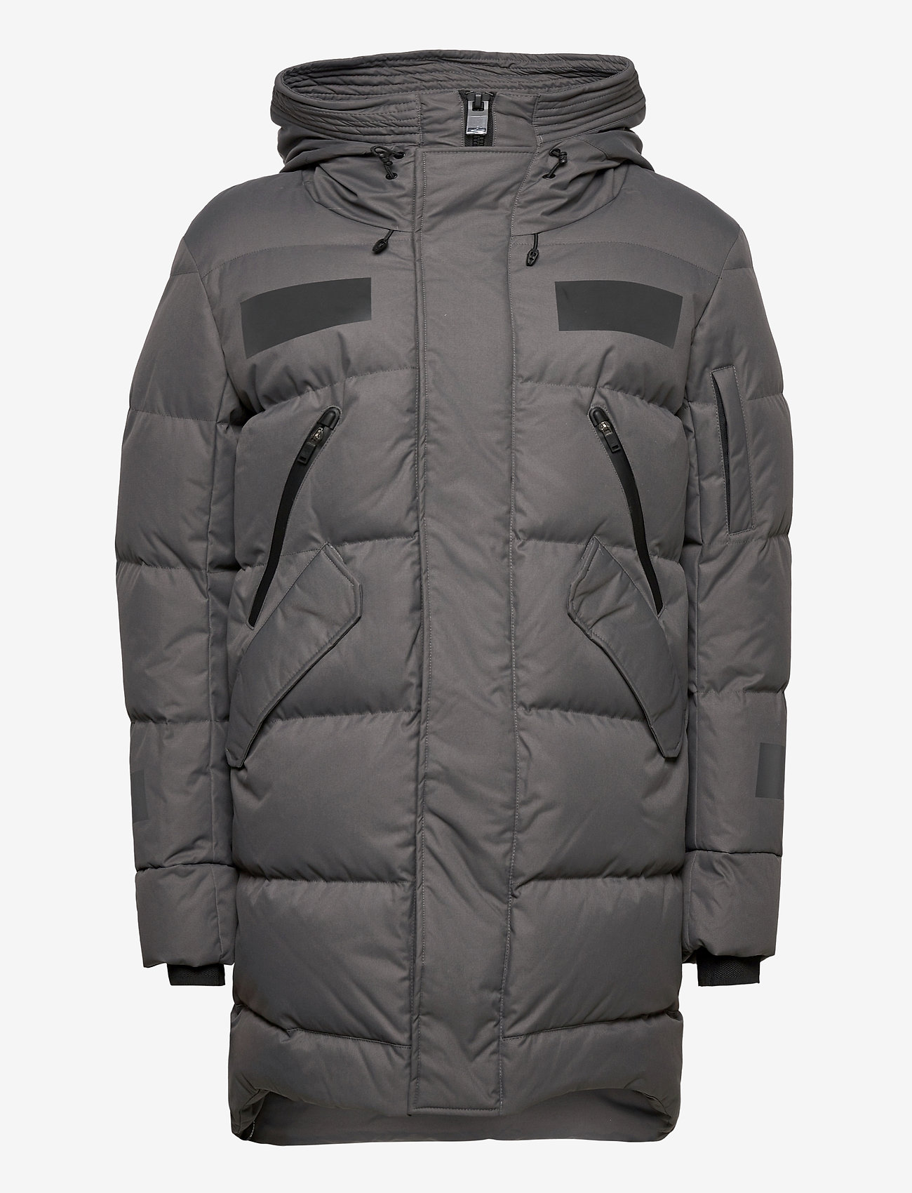 Krakatau - Long Down Jacket - grey - 1