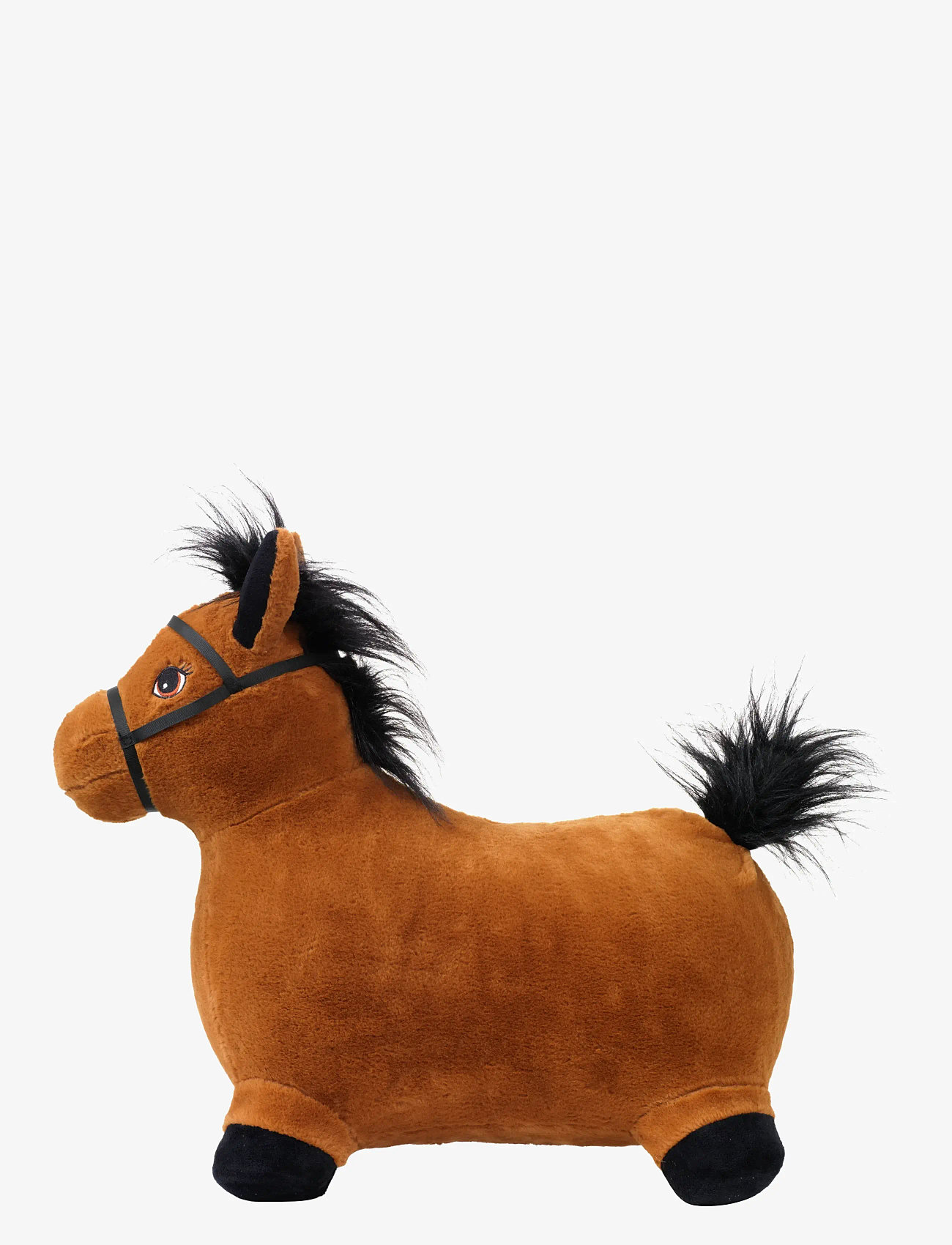 KREA - KREA Hop And Bounce Plush Horse, Brown - gåbilar - multi - 1