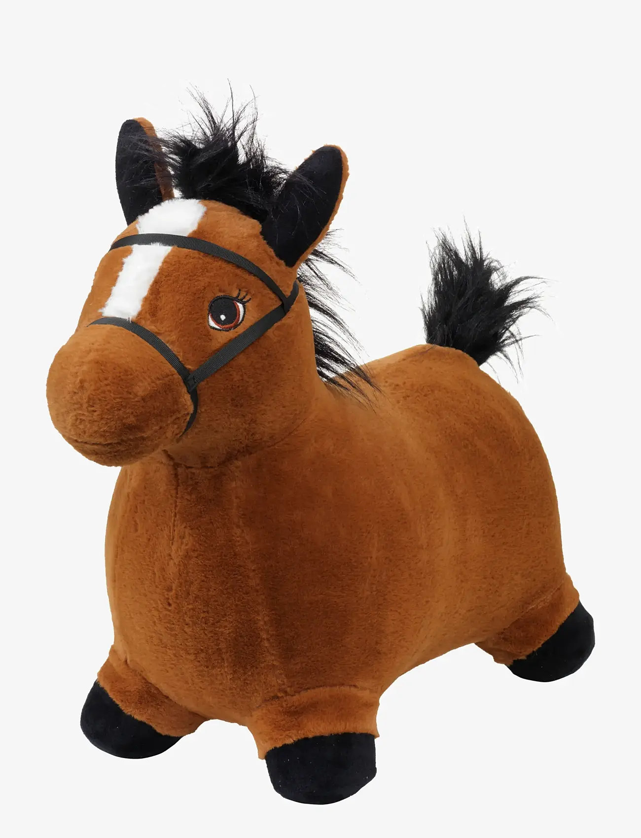 KREA - KREA Hop And Bounce Plush Horse, Brown - gåbilar - multi - 2