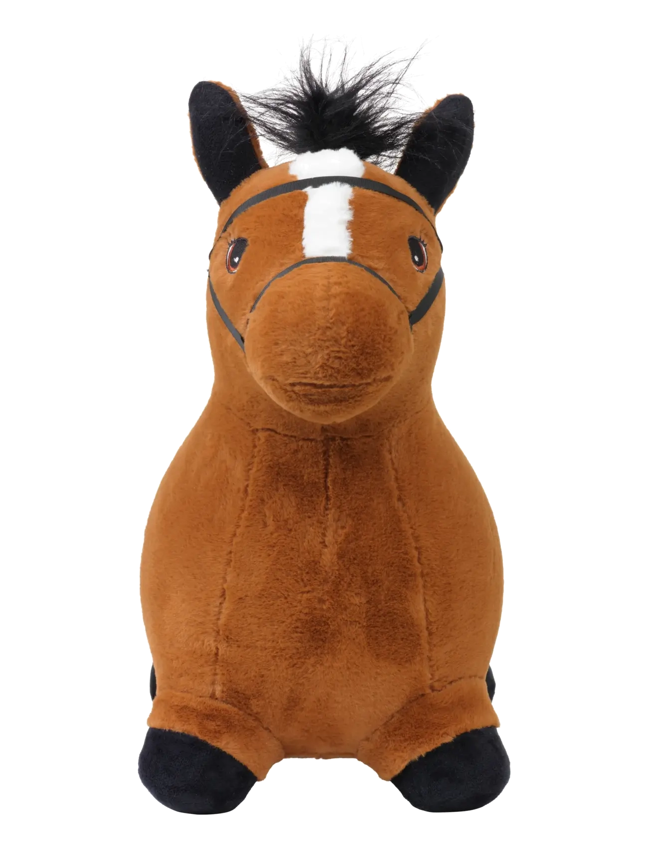 KREA - KREA Hop And Bounce Plush Horse, Brown - gåbiler - multi - 3