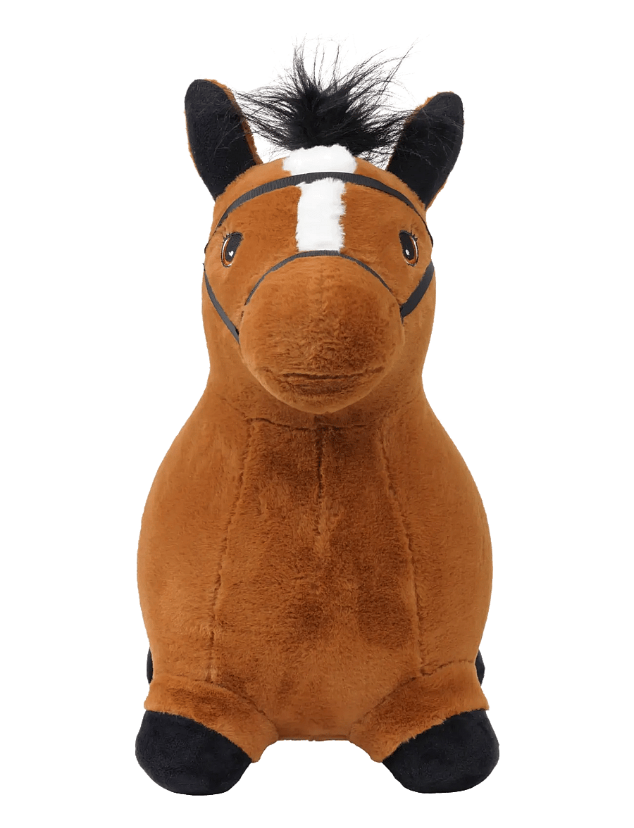 KREA - KREA Hop And Bounce Plush Horse, Brown - gåbiler - multi - 3