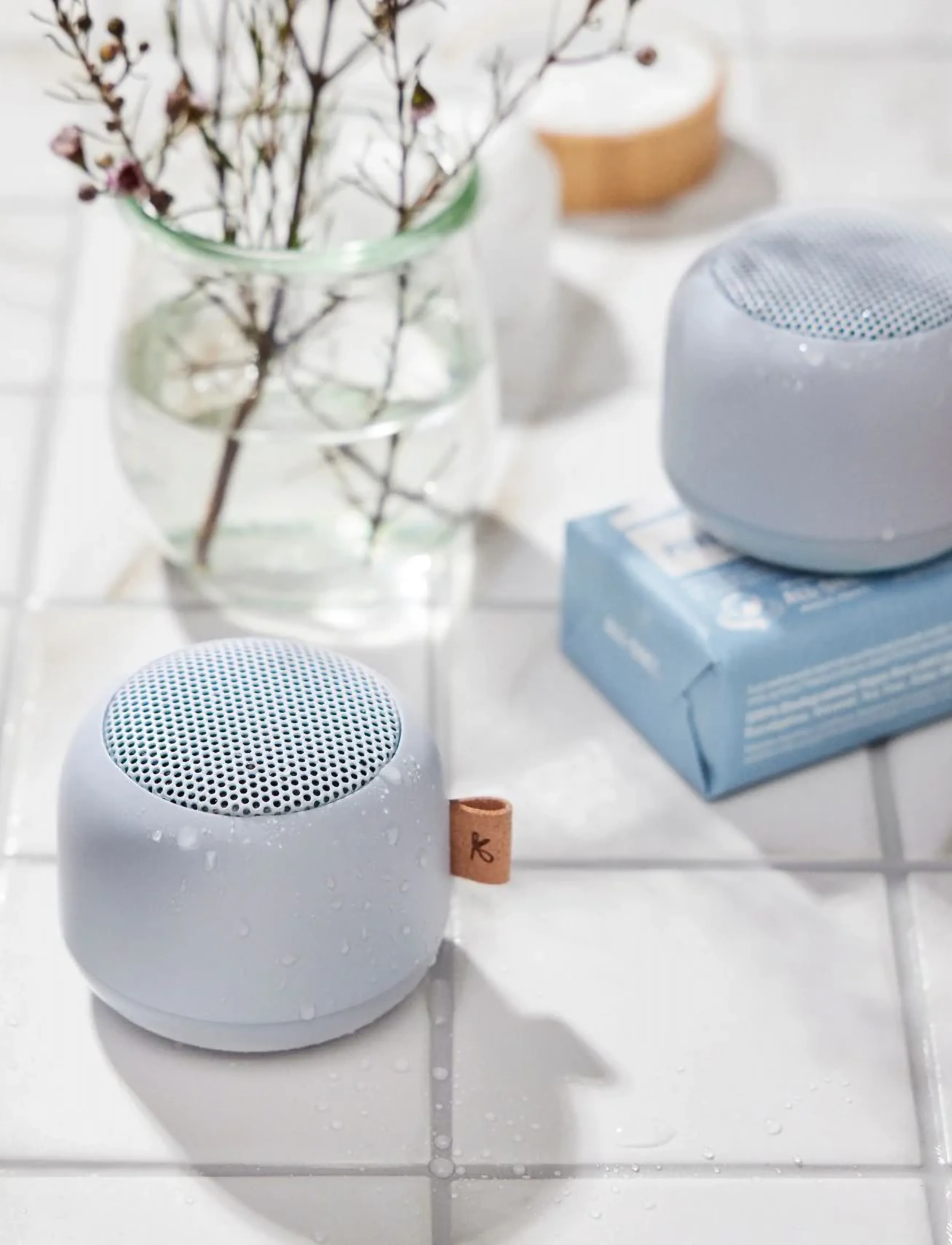 Kreafunk - aLIGHT Bluetooth Speaker - kaasaskantavad lambid - cloudy blue - 3