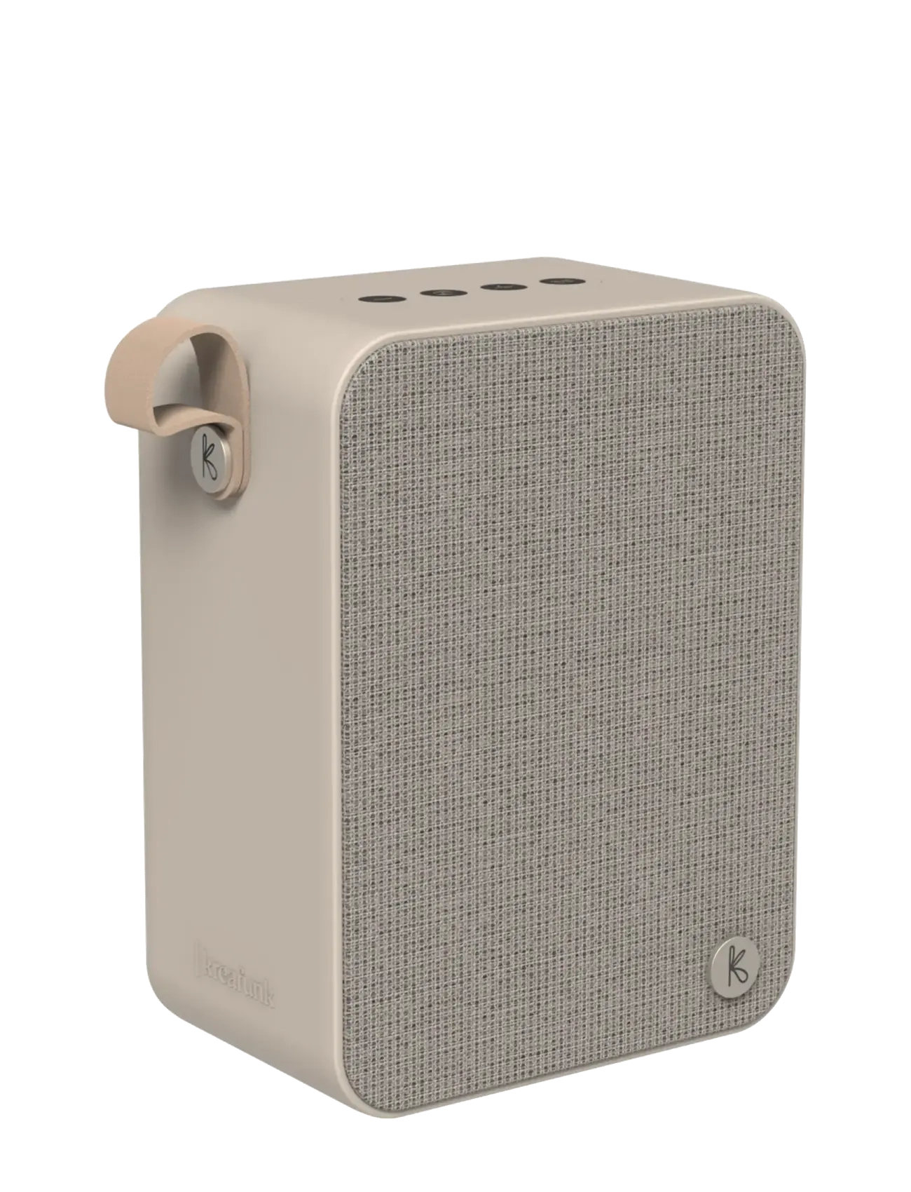 Kreafunk Abooom+ Bluetooth Højttaler, Højttaler, Beige, Str: 24X 18X 11.2CM