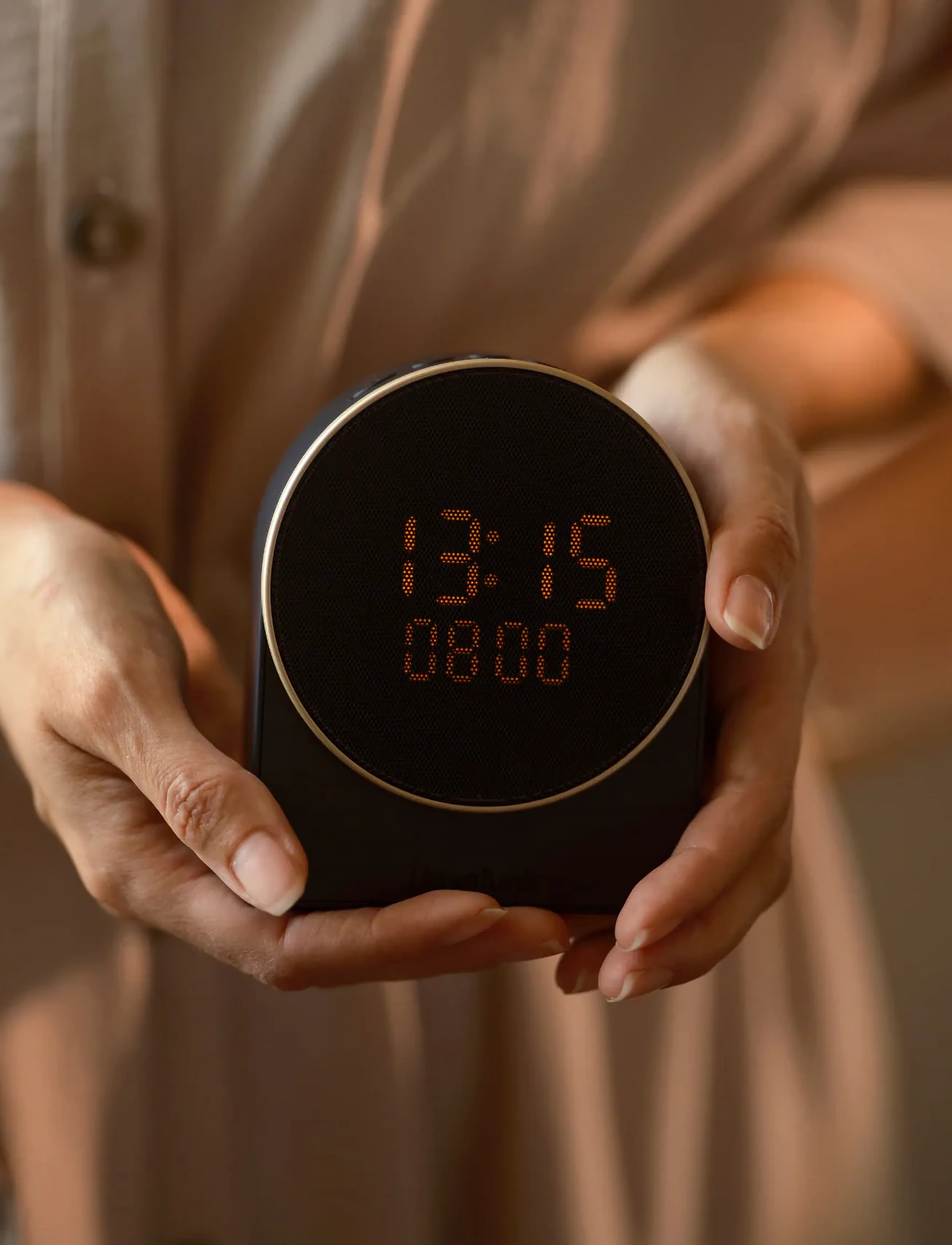 Kreafunk Ivy Vækkeur, 9.0X 4.6X 11.0 cm, Watches, Schwarz - Alarm Clocks, Homeware