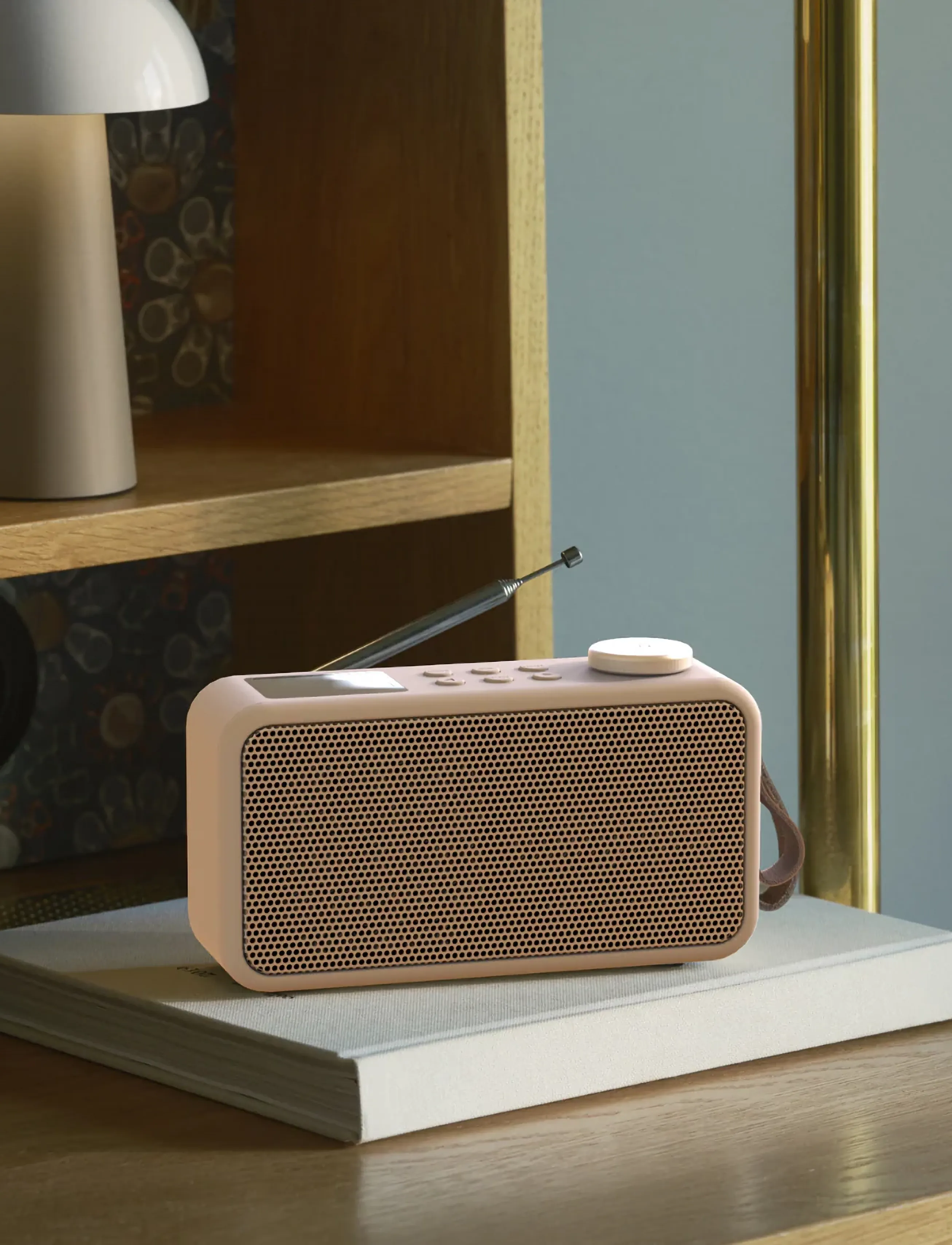 Kreafunk Atune 2 Dab+ Radio & Bluetooth Højttaler, 19.5X 7.0X 10.9 cm, Beige, Hjemmeelektronik > Højttalere, Unisex