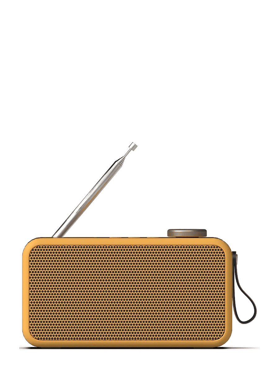 Kreafunk - aTUNE 2 DAB+ Radio & Bluetooth speaker - mango burst - 2