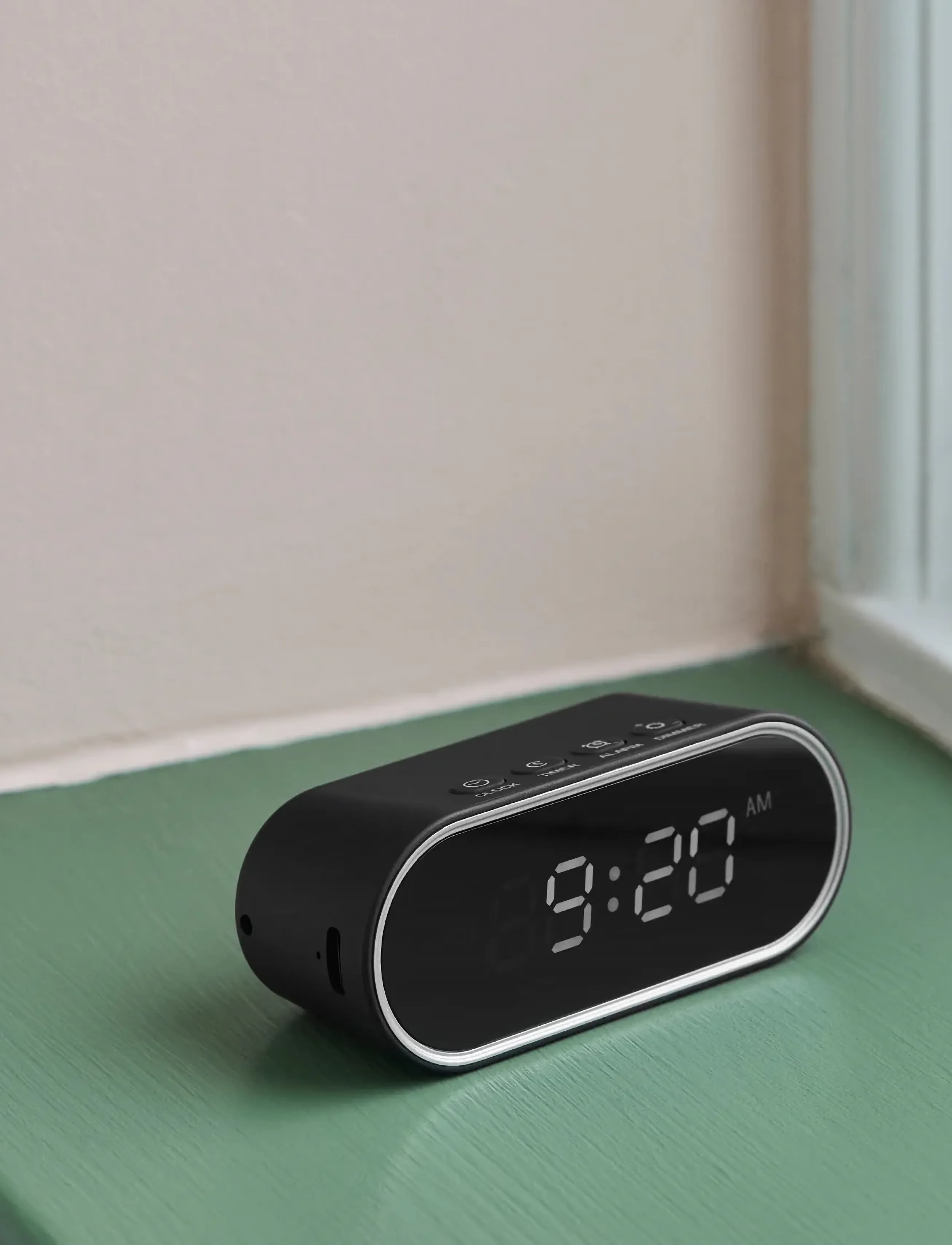 Kreafunk - Wakie mini Alarm clock - wecker - black - 0