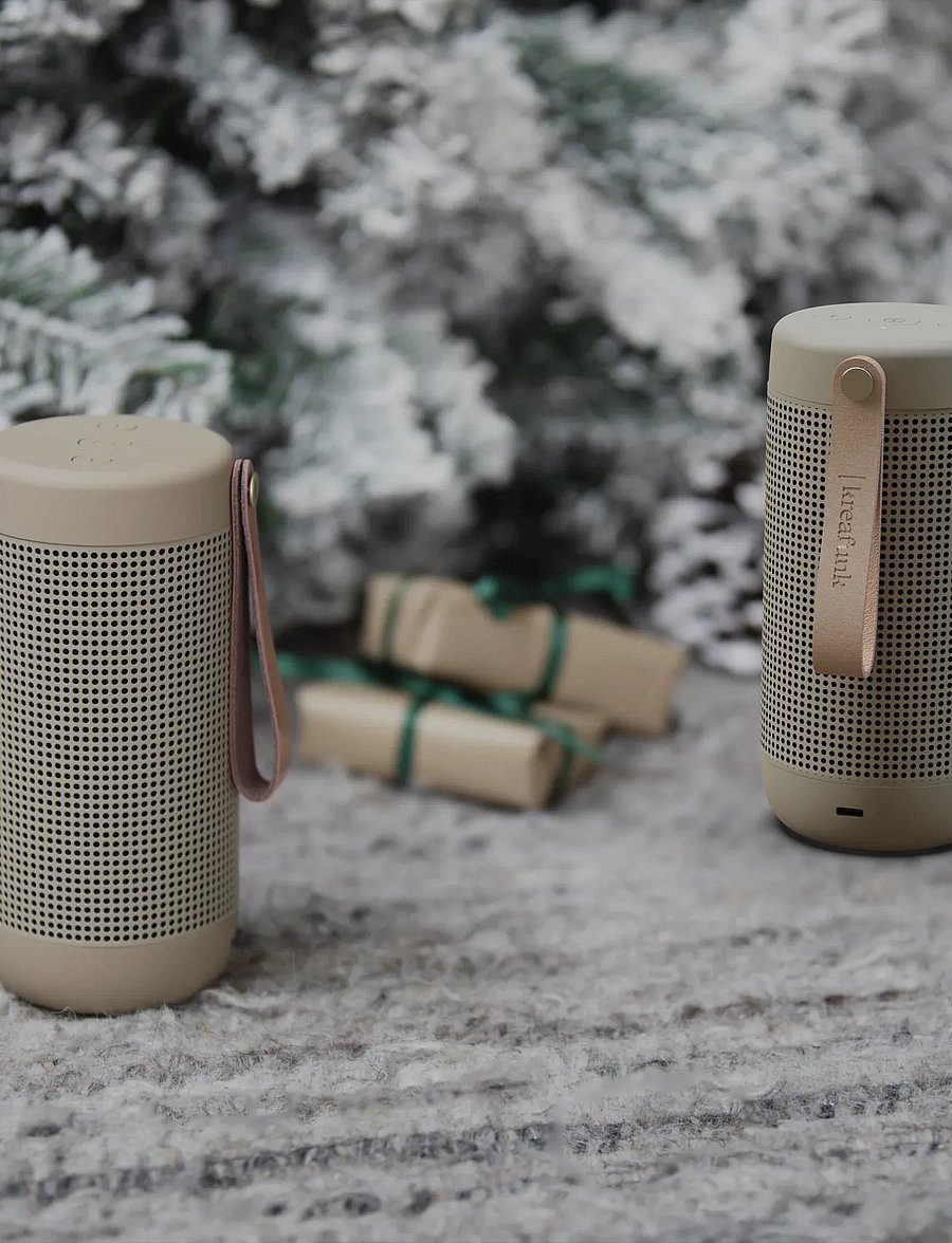 Kreafunk - aCOUSTIC Ensemble Bluetooth Speaker - kõlarid - ivory sand - 4