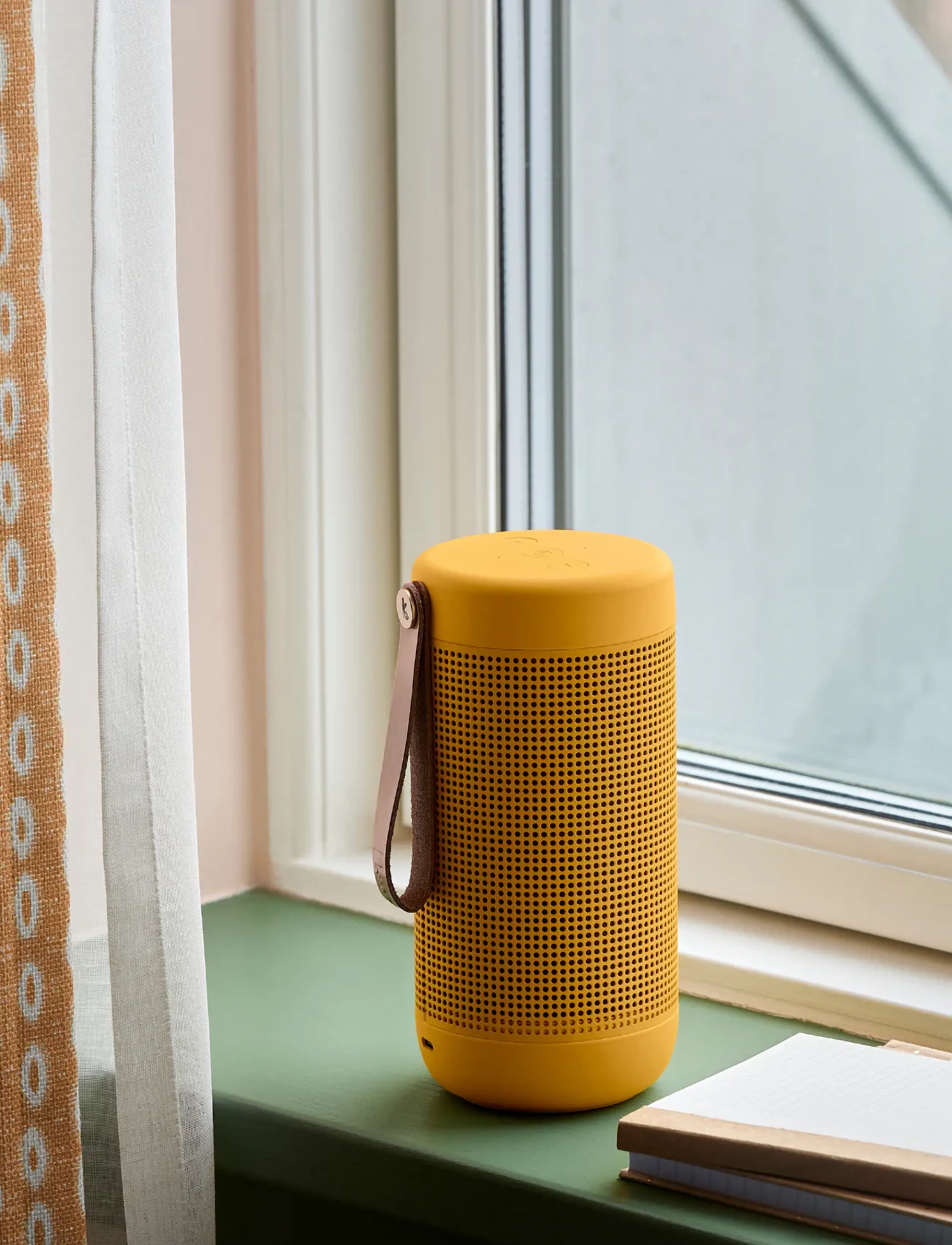 Kreafunk Acoustic Ensemble Bluetooth Højttaler, 17.5X 8.5X 8.5 cm, Home Electronics, Gelb - Speakers, Homeware