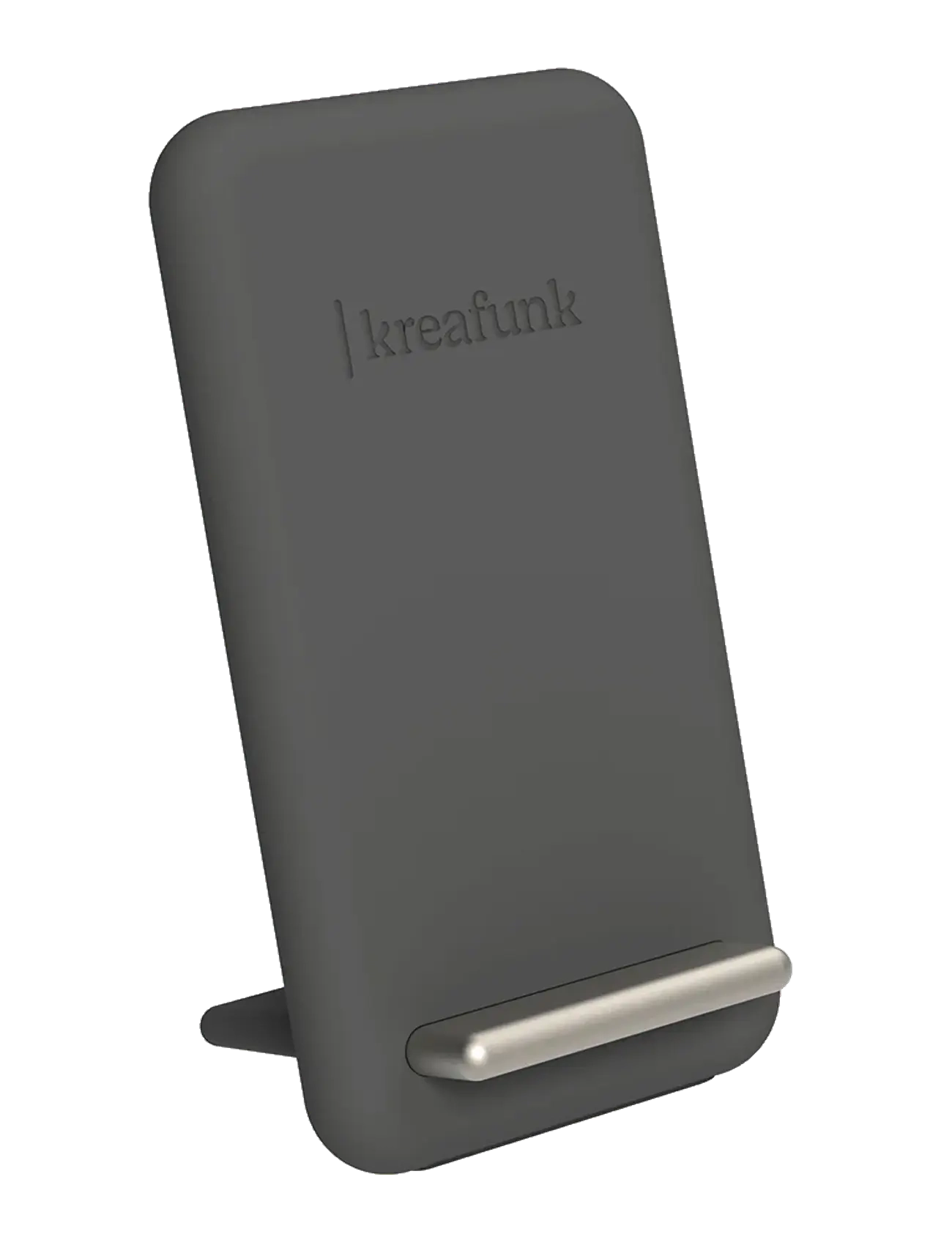 Kreafunk Recharge Trådløs Oplader, Trådløs Oplader Stand, Sort, Str: 11.6X 6.5X 6.4CM