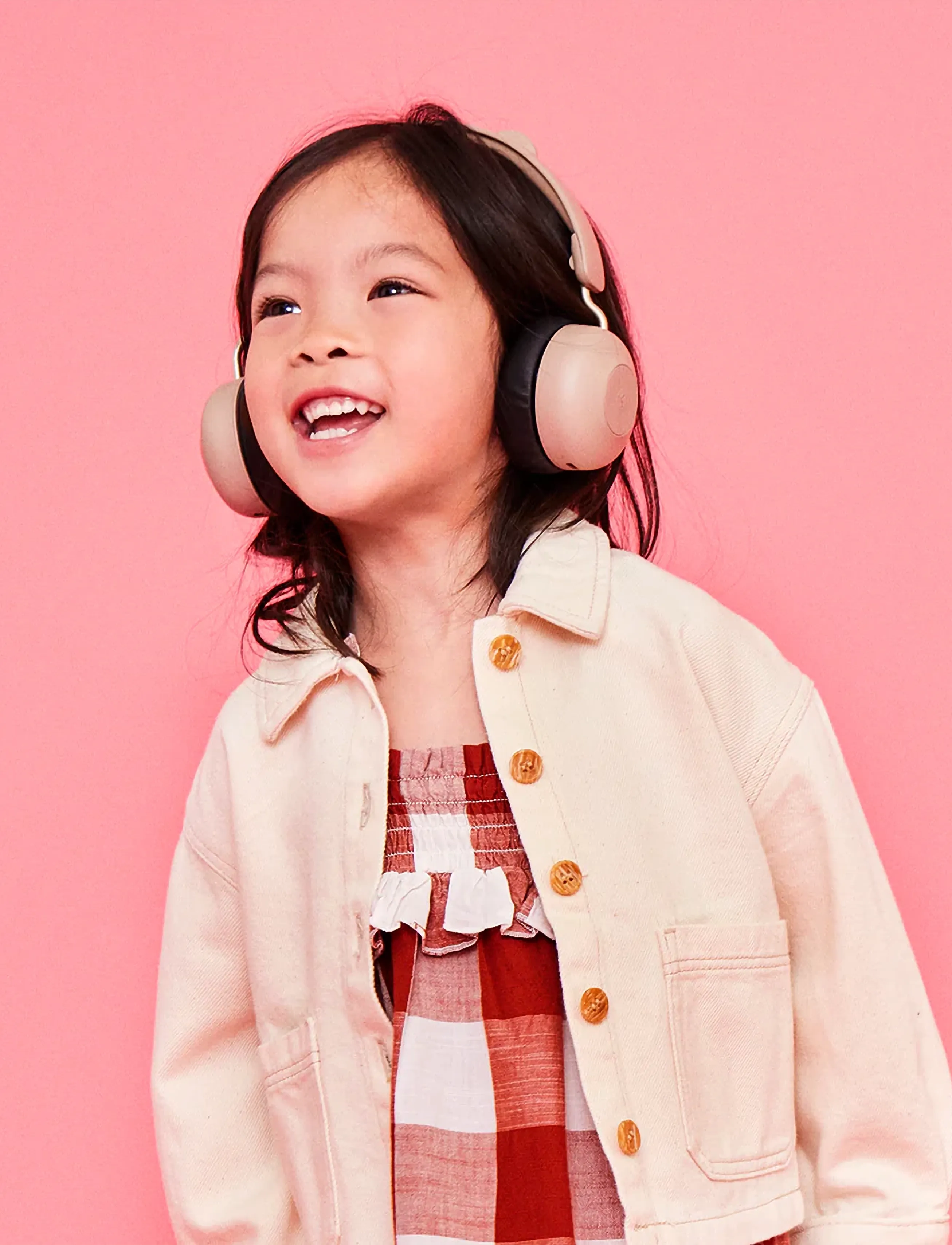 Kreafunk Buzz Junior – Safe Audio Hovedtelefoner, 15.5X 5X 17 cm, Accessories, Beige - Headsets, Kinder