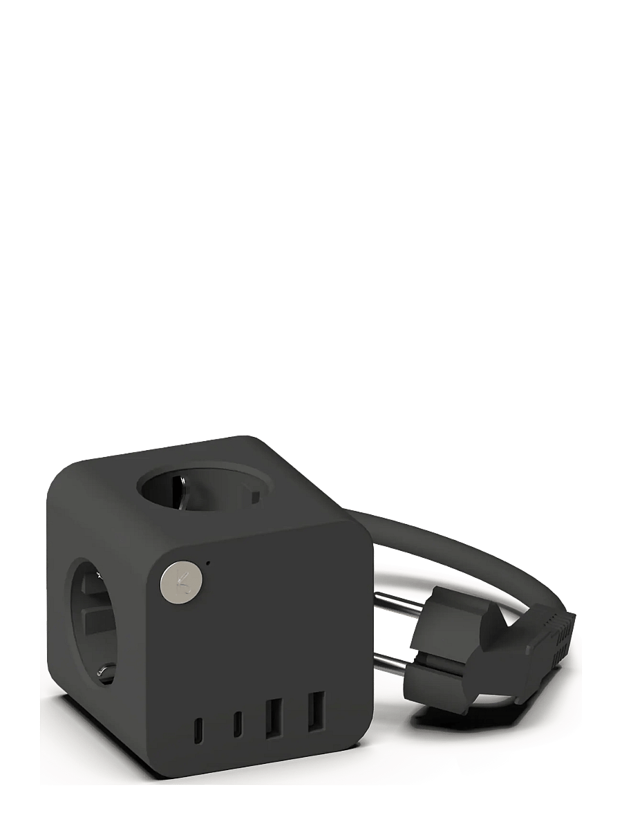 Kreafunk - Ampie wired Multi-socket power hub - black - 1