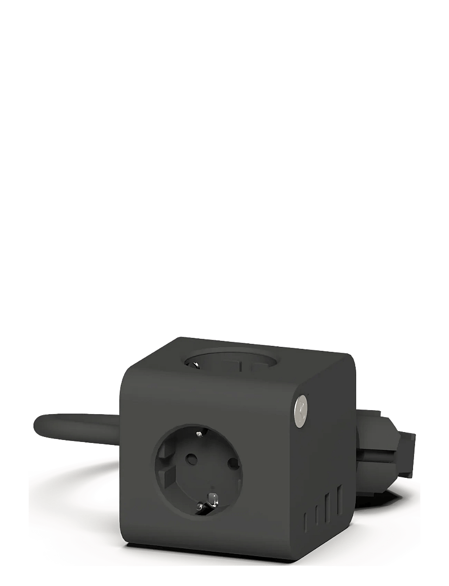 Kreafunk - Ampie wired Multi-socket power hub - black - 2