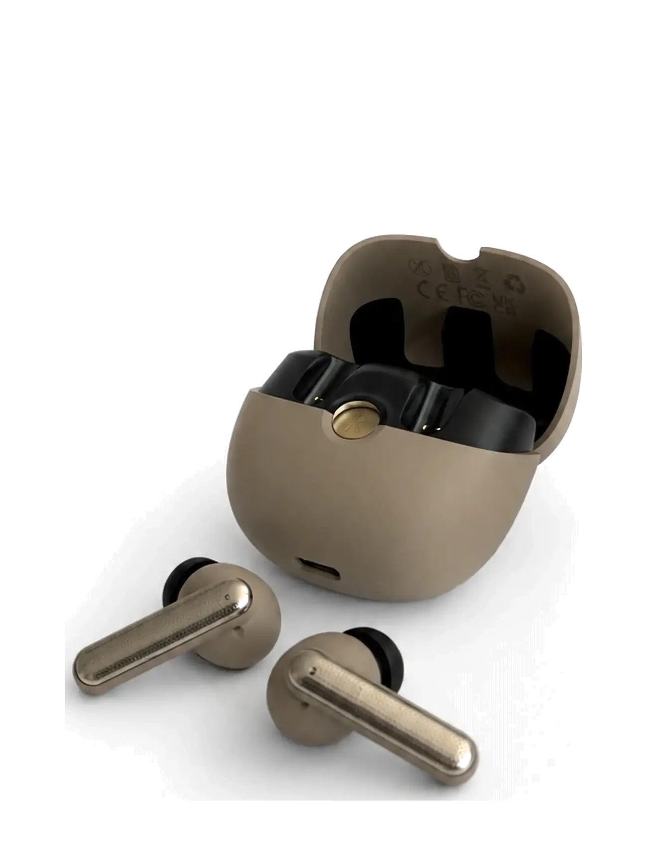 Kreafunk - Pure trådlösa in-ear hörlurar - hörlurar - ivory sand - 2