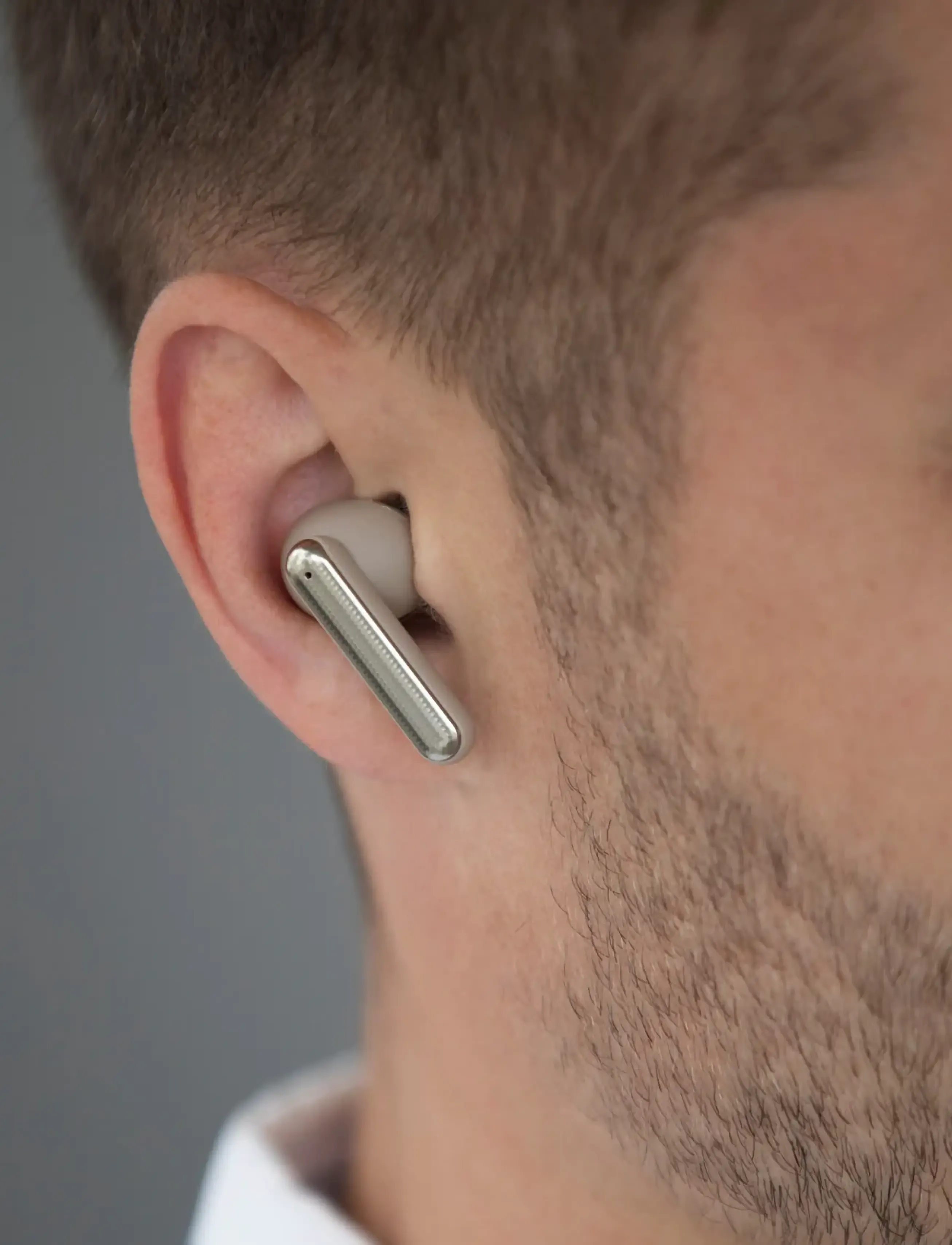 Kreafunk Pure Trådløse In-Ear Høretelefoner, 6.2X 5.4X 3.5 cm, Home Electronics, Beige - Headphones, Homeware