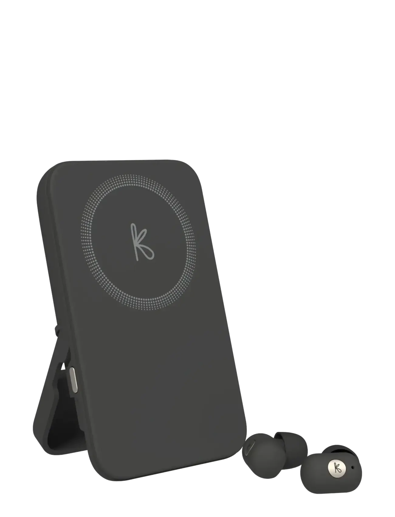 Kreafunk Tocharge Go Powerbank & Earbuds, 6.8X 1.65X 11.1 cm, Home Electronics, Grau - Chargers, Frauen