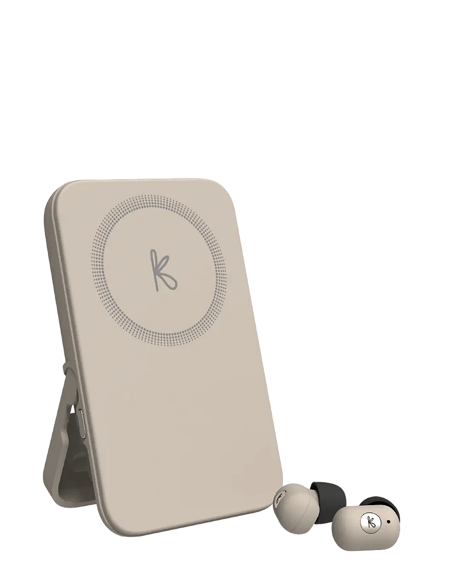 Kreafunk - toCHARGE GO Powerbank & earbuds - laadijad - ivory sand - 1