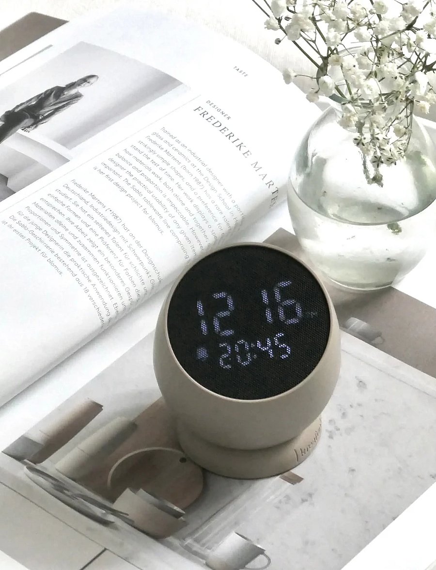 Kreafunk - Bell Alarm clock - wecker - ivory sand - 3