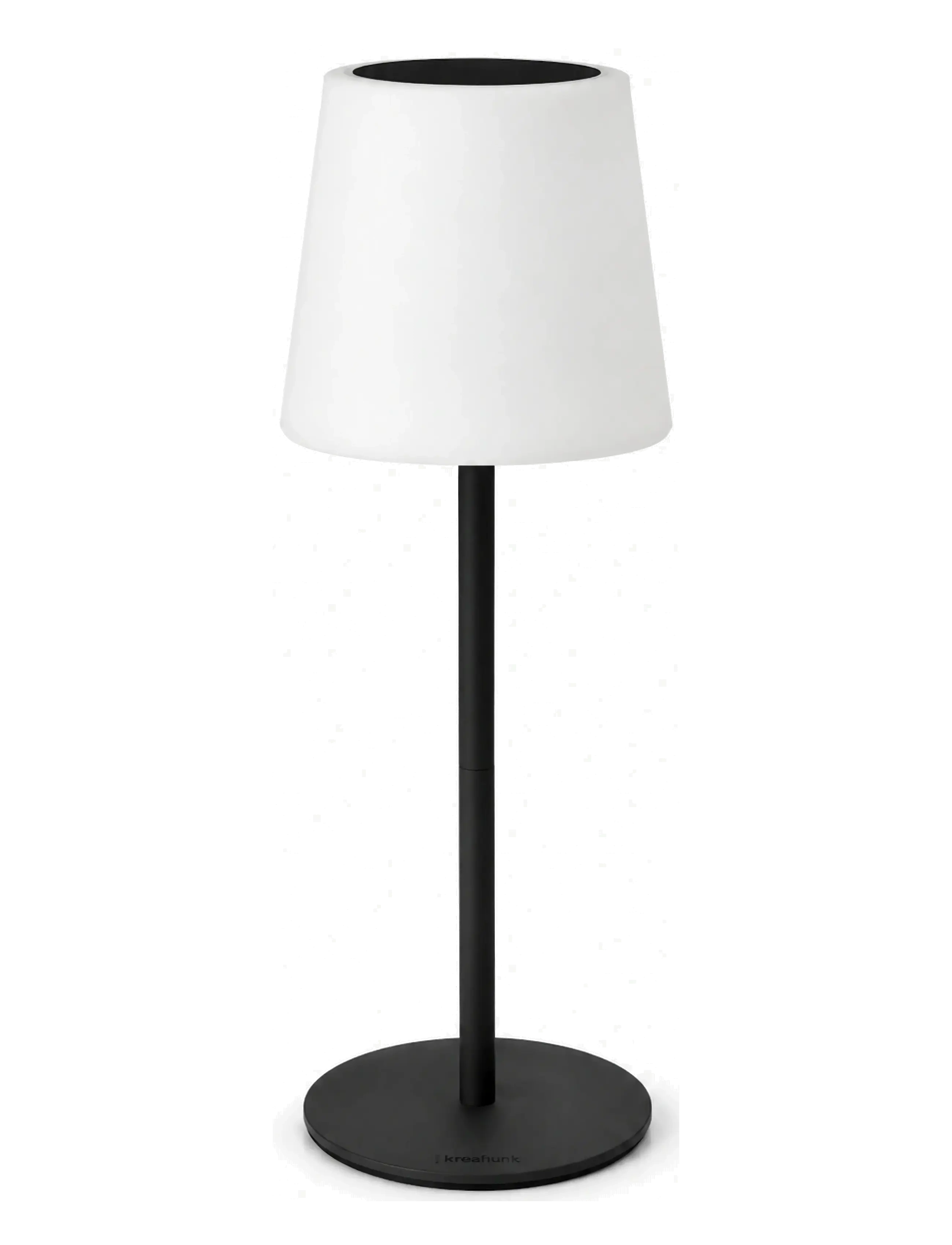 Kreafunk - Arc trådløs solcellelampe - black - 2