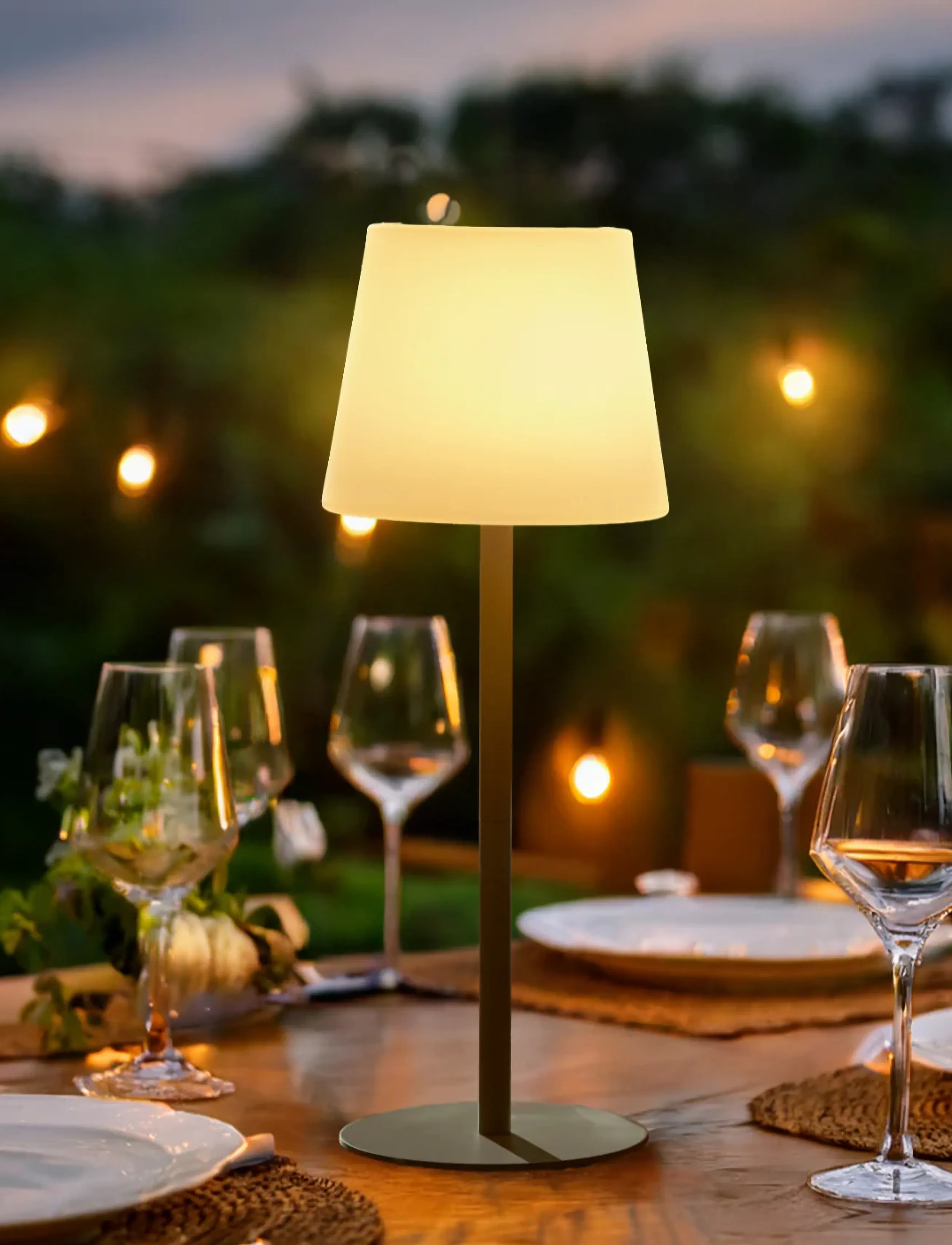 Kreafunk - Arc trådløs solcellelampe - black - 0