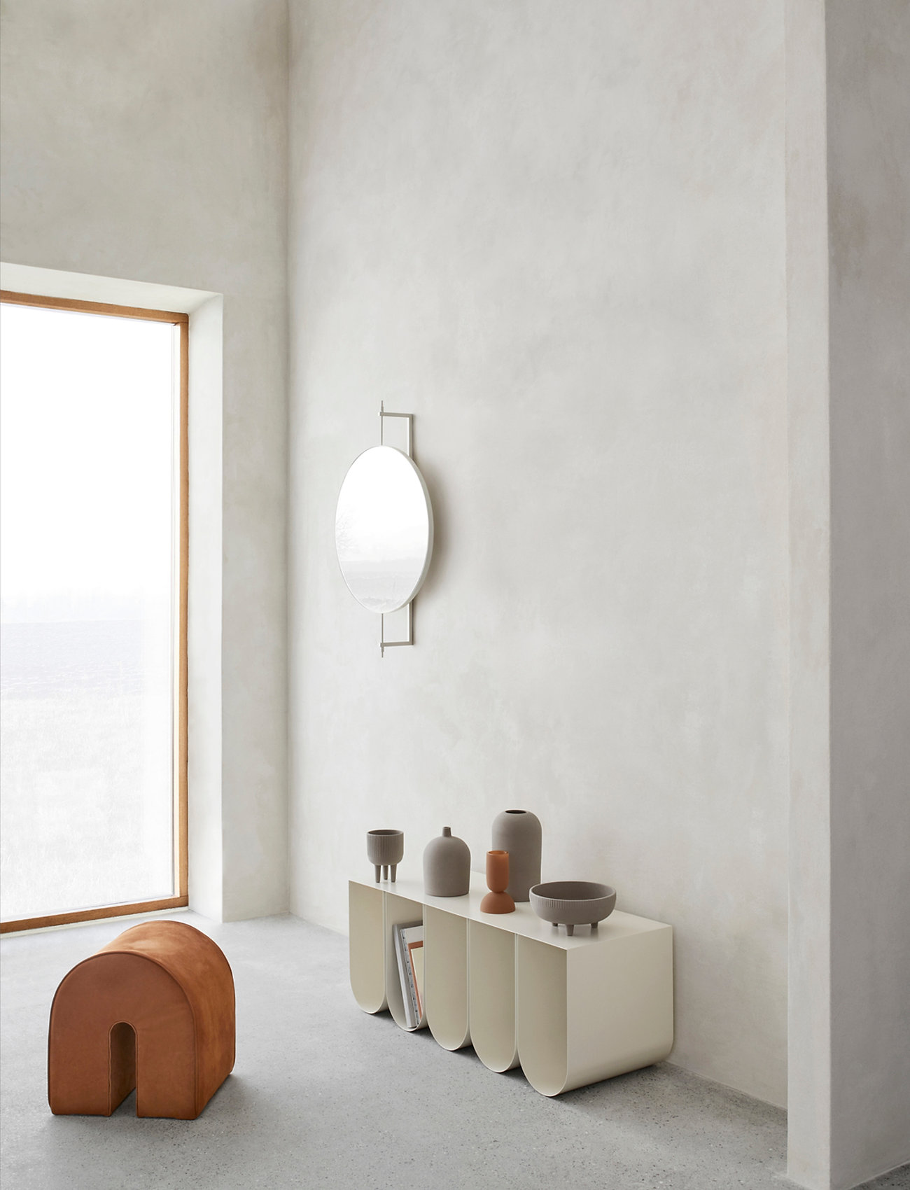 Kristina Dam Studio - Dome Vase Small - vasen - terracotta - 2
