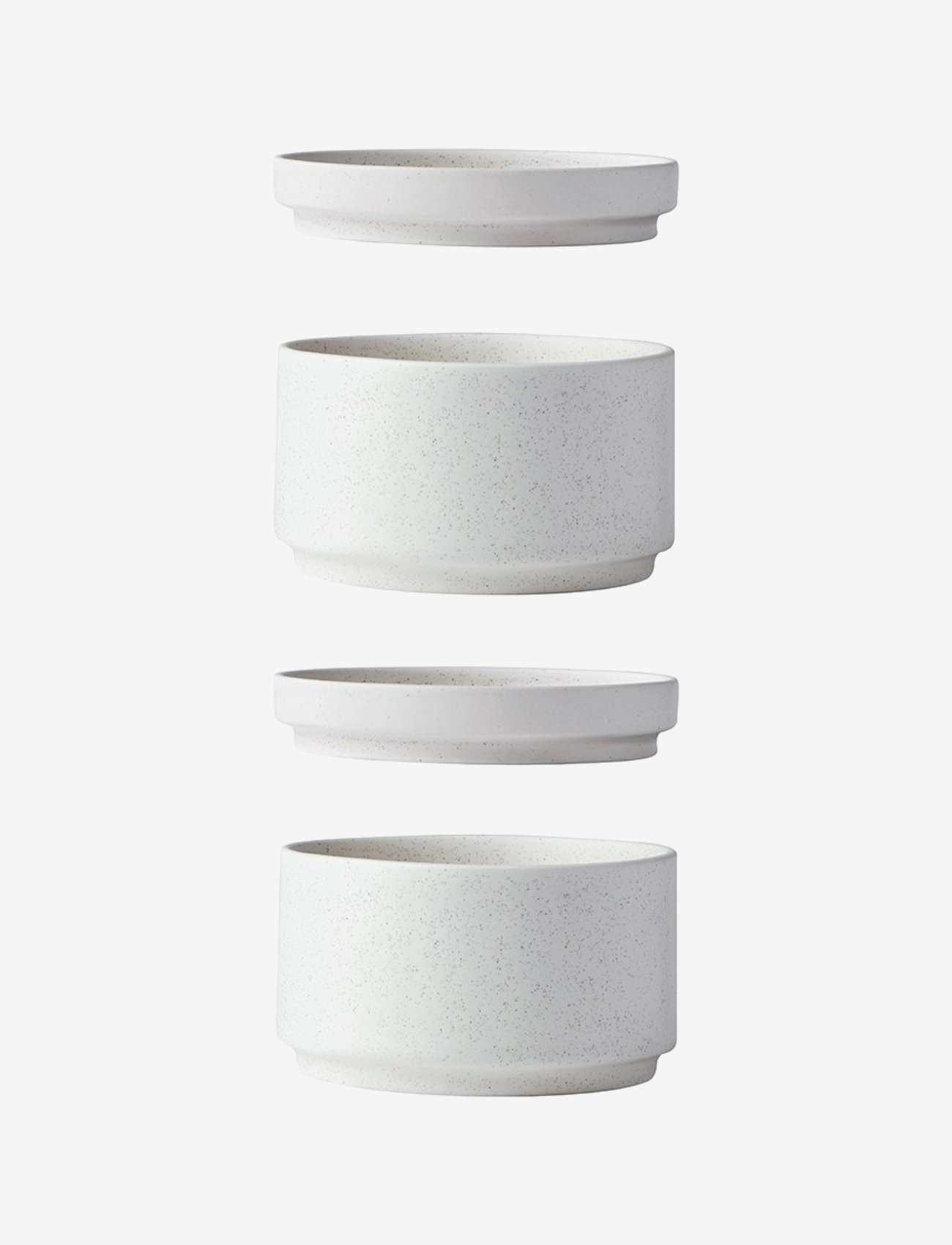 Kristina Dam Studio - Setomono Container - Medium Set of 2 - virtuves burkas - fine stoneware - 0