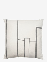 Architecture Cushion - Cotton - OFF WHITE/BLACK MELANGE