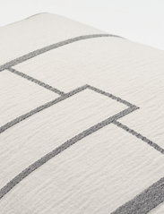 Kristina Dam Studio - Architecture Cushion - Cotton - cushions - off white/black melange - 2