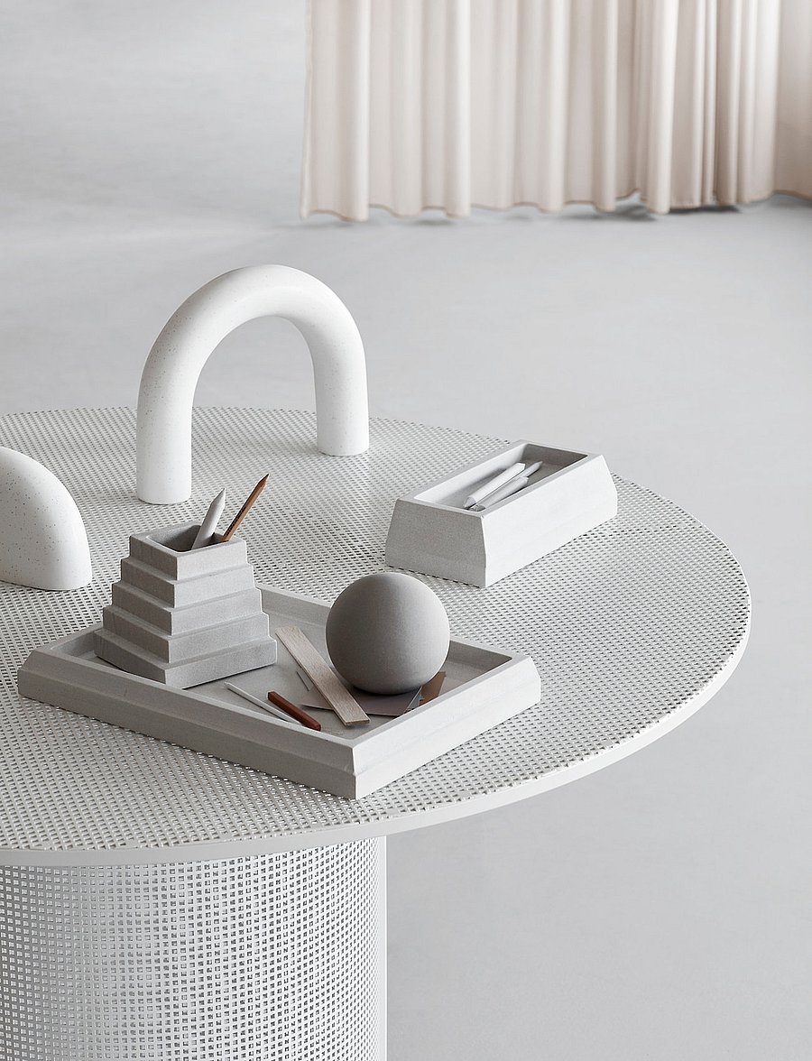 Kristina Dam Studio - Cupola Sculpture - Earthware - figuren & skulpturen - off white - 4