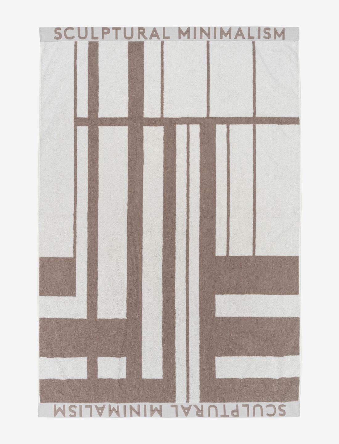 Kristina Dam Studio - Minimal Towel Cotton - gæstehåndklæder - beige/off-white - 0